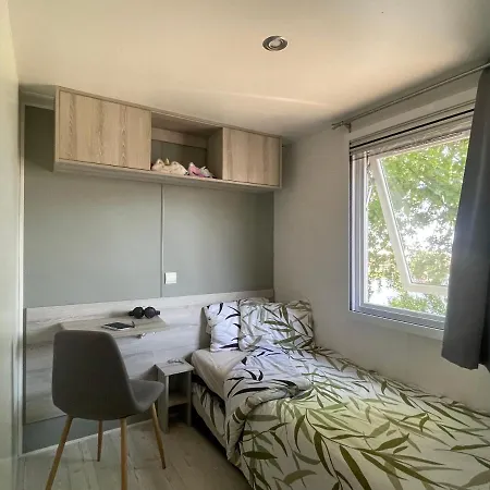 Mobil Home Xxl - Bord Lac - Camping Les Viviers - Lege Cap Ferret Exterior photo